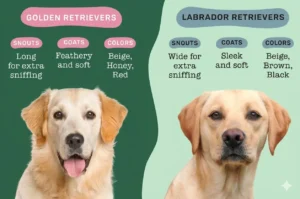 Golden Retriever vs Labrador