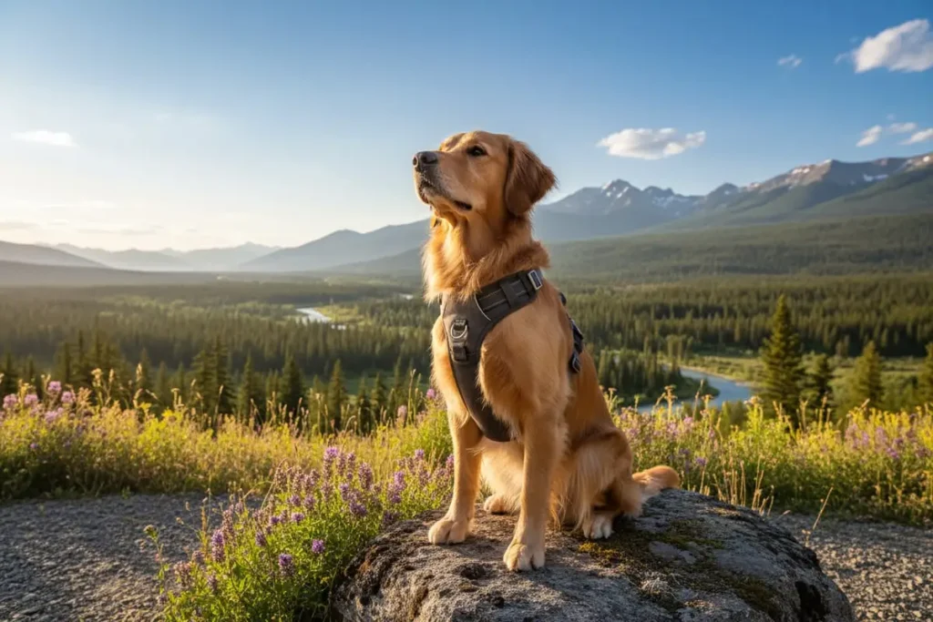 Hiking with dogs