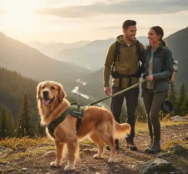 Hiking with dogs